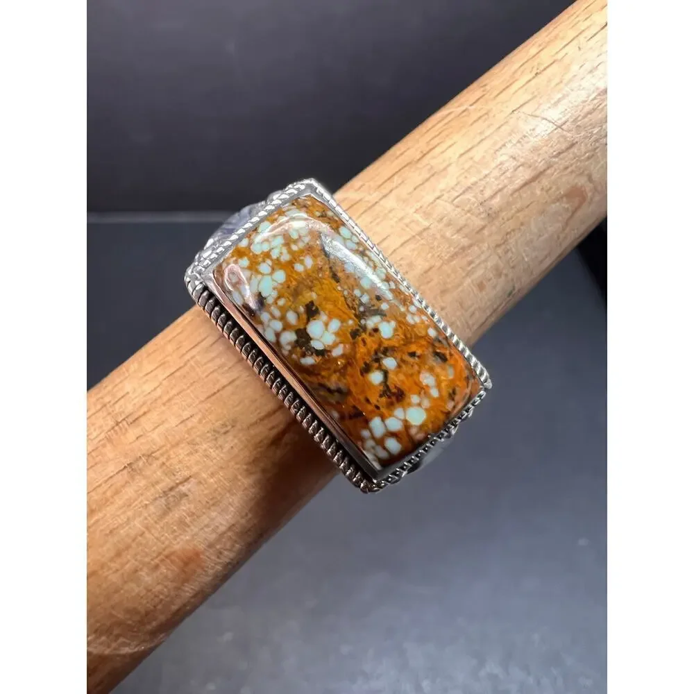NEW Blue Horizon turquoise sterling silver ring size 7